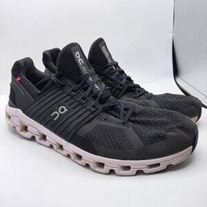 On Running Cloudswift Mens Size 11.5 Black White Running Shoes Athletic Outdoors